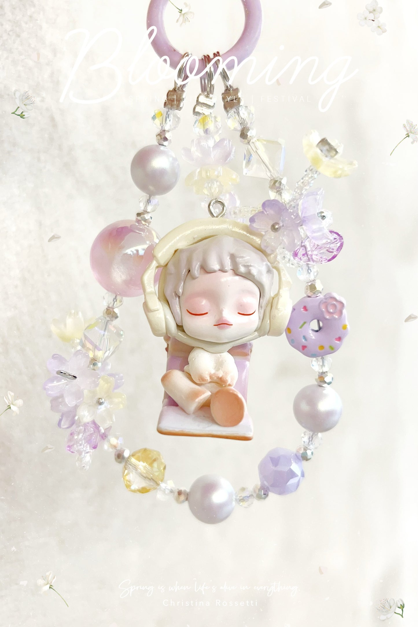 SkullPanda Phone strap, Key Chains