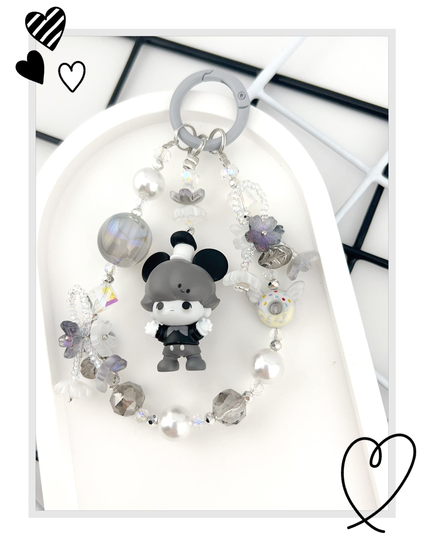 Dimoo Mickey Phone Strap, Key Chain
