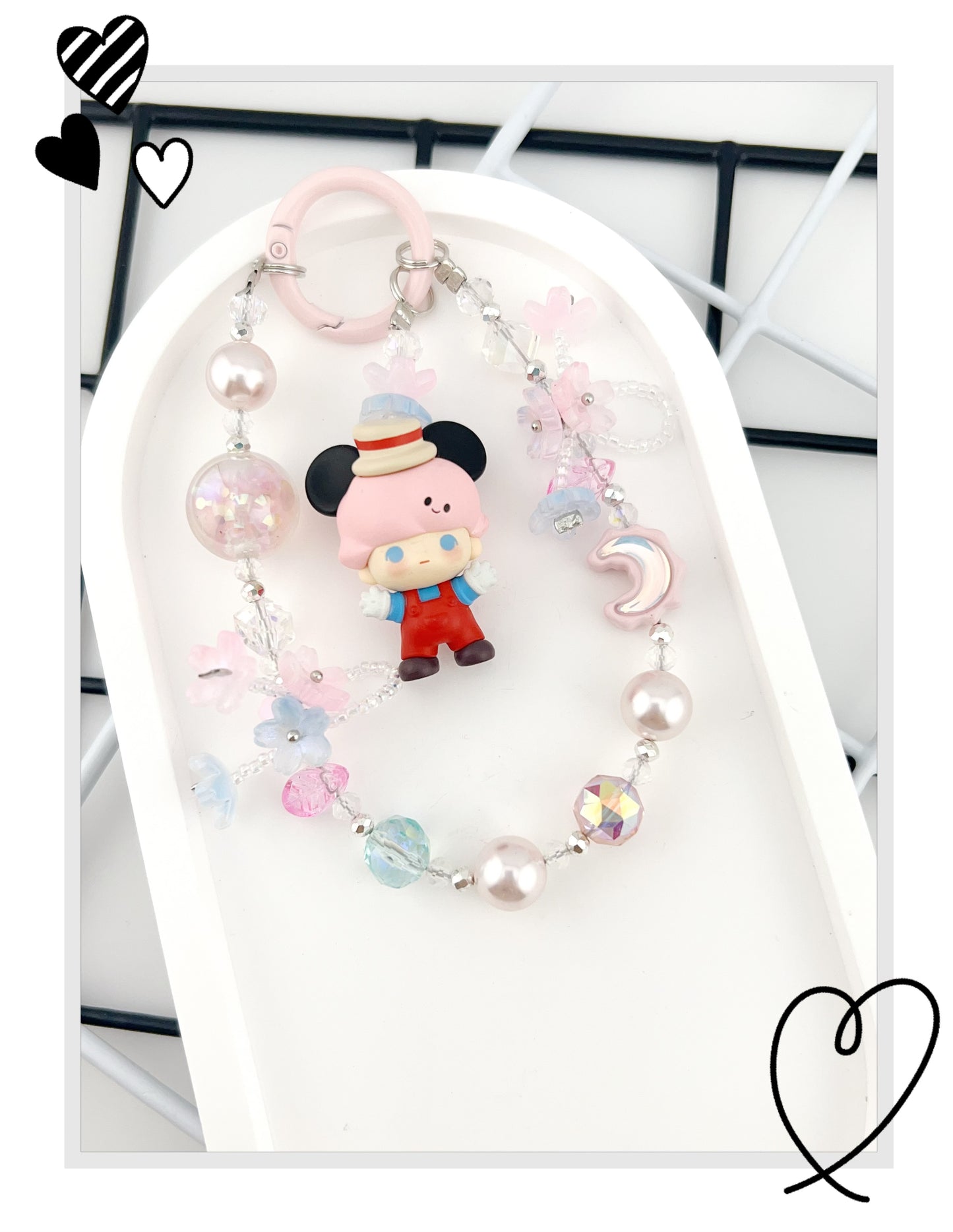 Dimoo Mickey Phone Strap, Key Chain