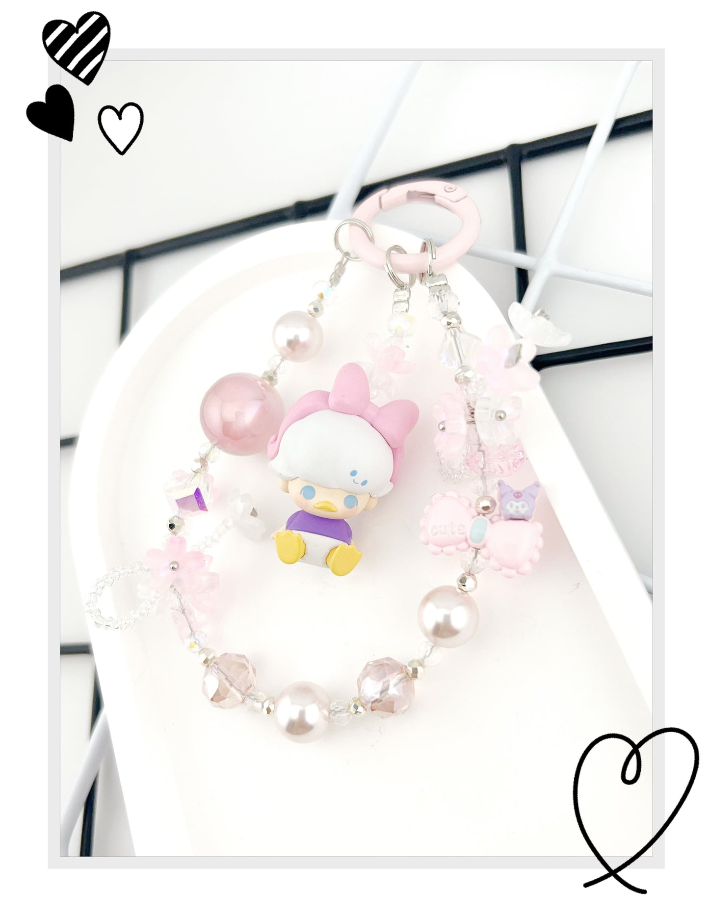 Dimoo Mickey Phone Strap, Key Chain