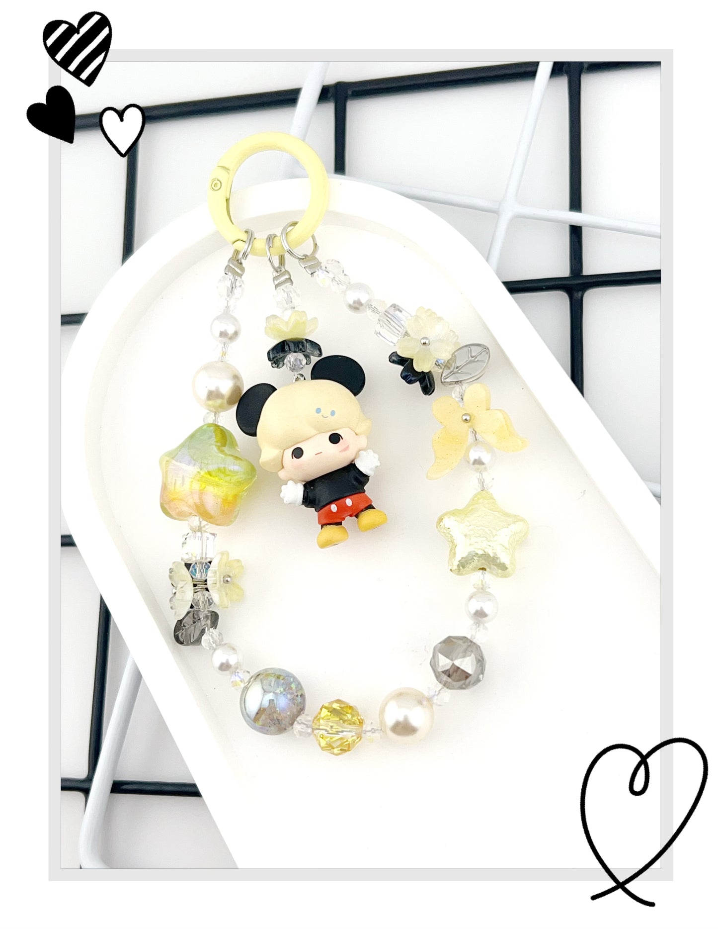 Dimoo Mickey Phone Strap, Key Chain