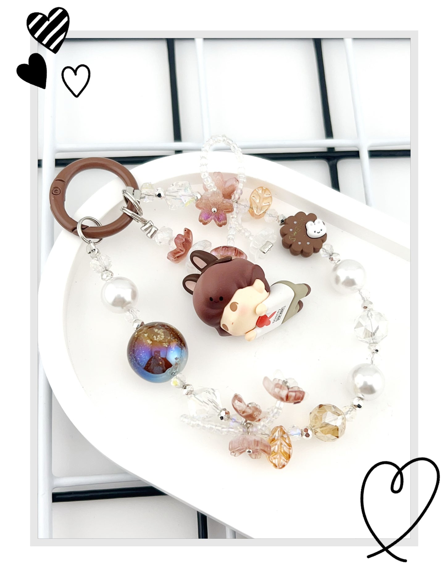 Dimoo Mickey Phone Strap, Key Chain